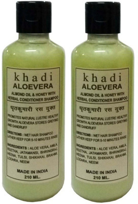 KHADI Aloevera Shampoo with Conditioner (420 ml)(420 ml)