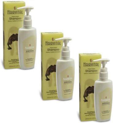 

Salve Hairvital Shampoo Pack of 3(200 ml)