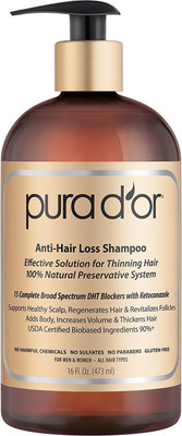 

Pura D'or Anti-Hair Loss Premium Organic Argan Oil Shampoo(473 ml)