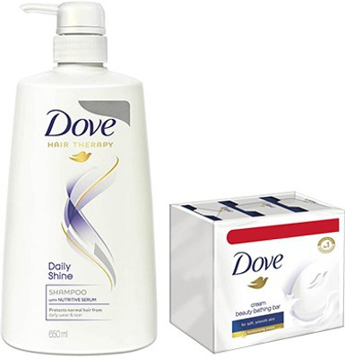 

Dove Hair Therapy Daily Shine Shampoo(650 ml)