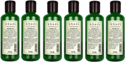 Khadi Herbal Herbal Neem Sat Shampoo - Family Pack(1260 ml)