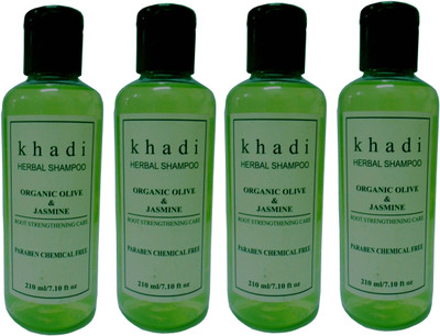 

Khadi Herbal Organic olive & jasmine ( Paraben Chemical Free ) Shampoo(840 ml)