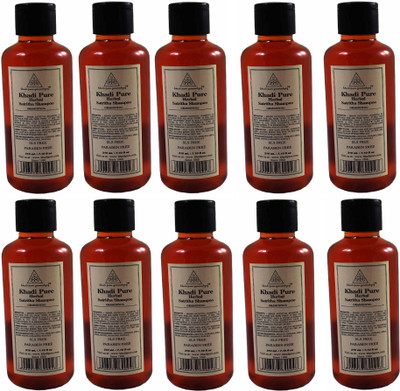 

Khadi Pure SATRITHA SHAMPOO SLS FREE & PARABEN FREE GRAMODYOG(2100 ml)