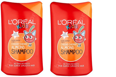 

L'Oreal Kids Cheeky Cheery Almond Shampoo ( Pack of 2 )(250 ml)