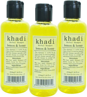 

Khadi Herbal Lemon & Honey Shampoo(630 ml)