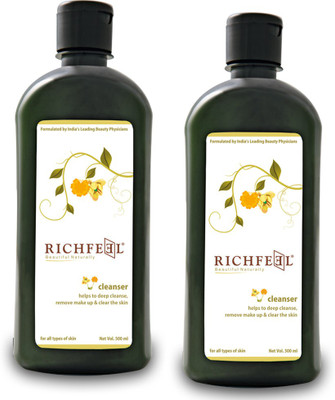 

Richfeel Skin Cleanser Pack Of 2(1000 ml)