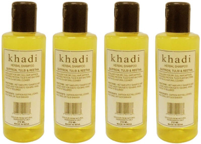 

Khadi Herbal Saffron, Tulsi & Reetha Shampoo(840 ml)