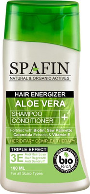 Spafin Hair Energizer Aloe Vera Shampoo + Conditioner(100 ml)