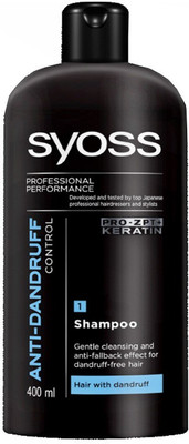 

Syoss Anti Dandruff Control with PRO ZPT+ Keratin(400 ml)