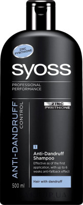 

Syoss Anti dandruff Control Shampoo(500 ml)