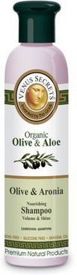 

Venus Secrets Shampoo / Organic Olive & Aloe with Aronia for Damaged Hair / 250ml / Venus Secrets Natural Cosmetics / Provides Rich And Lasting Hydration / Shampoo with Natural Olive Protein and Extract of Aronia(250 ml)