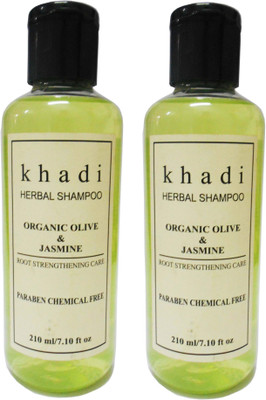 

Khadi Herbal Organic Olive & Jasmine (Paraben Chemical Free) shampoo(420 ml)