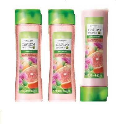 

Oriflame Nature Secrets Anti-Dandruff Shampoo & Conditioner with Burdock & Grapefruit(600 ml)