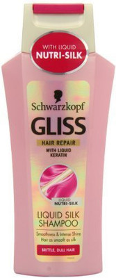 

Schwarzkopf Gliss Hair Repair With Liquid Keratin Liquid Silk Shampoo For Brittle, Dull Hair 250ml(250 ml)