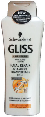 

Schwarzkopf Gliss with Liquid Keratin Total Repair Shampoo(400 ml)