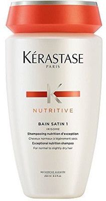 

Kerastase Nutritive Bain Satin 1 Complete Nutrition Shampoo For Normal to Slightly Sensitised Hair, 8.5 Ounce(250 ml)