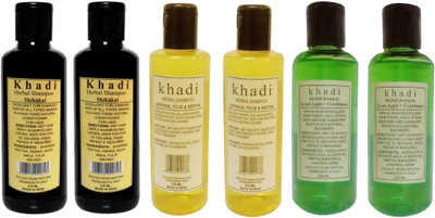 

Khadi Herbal Shampoo Pack(1260 ml)