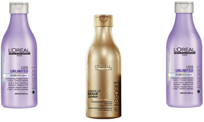 

L'Oreal 1 absolut repair lipidium & 2 unlimited keratinoil complex(750 ml)
