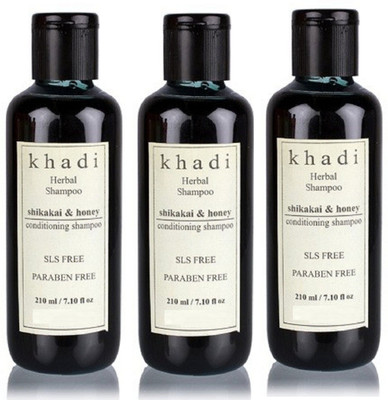 

Khadi Herbal Shikakai & Honey conditioning shampoo (SLS,Sulfate & Paraben Free)(630 ml)