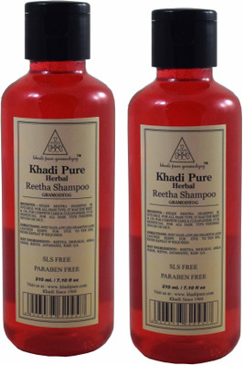 

Khadi Pure HERBAL REETHA SHAMPOO SLS FREE & PARABEN FREE(420 ml)