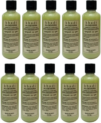

Khadi Herbal Aloevera Shampoo with Conditioner(2100 ml)
