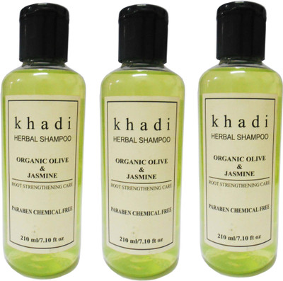 

Khadi Herbal Organic Olive & Jasmine (Paraben Chemical Free) shampoo(630 ml)