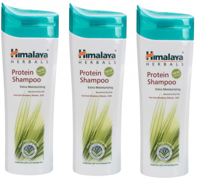 

Himalaya Protein Shampoo Extra Moisturizing (Pack of 3)(600 ml)