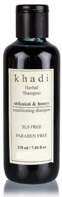Khadi Herbal Shikakai & Honey conditioning shampoo (SLS,Sulfate & Paraben Free)(210 ml) Flipkart