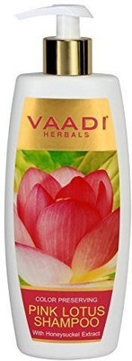 

Vaadi Herbals Lotus with Honeysuckle Extract Shampoo -  Color Preserving Shampoo -  ALL Natural Herbal Shampoo -  Paraben Free -  Sulfate Free -  Scalp Therapy -  Moisture Therapy -  Suitable for All Hair Types - 11.8 Ounces - Vaadi Herbals(348 ml)