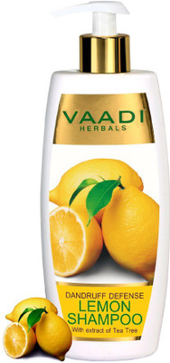 

Vaadi Herbals aadi Herbals Dandruff Defense Lemon Shampoo with Extract of Tea Tree(350 ml)