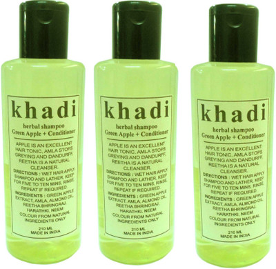 

Khadi Herbal Green Apple + Conditioner Shampoo(630 ml)