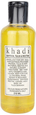 

Parvati Khadi Gramudyog Khadi Shampoo Saffron Tulsi Reetha(210 ml)