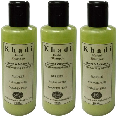 

Khadi Herbal Neem and Aloe Vera SLS and Parabens Free Shampoo(630 ml)
