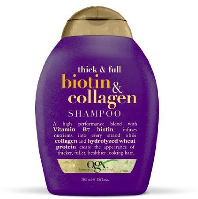 

OGX Shampoo Thick And Full Biot In And Collagen(385 ml)