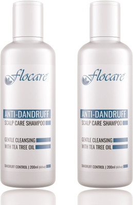 

Flocare Anti Dandruff Shampoo (Set of 2)(400 ml)