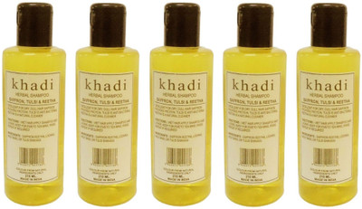 

Khadi Herbal Saffron, Tulsi & Reetha Shampoo(1050 ml)