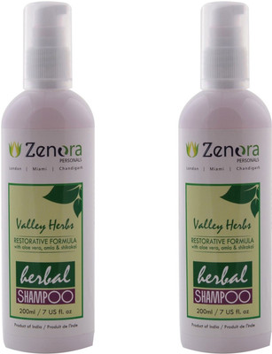 

Zenora Herbal Shampoo with Amla, Aritha & Shikakai(400 ml)