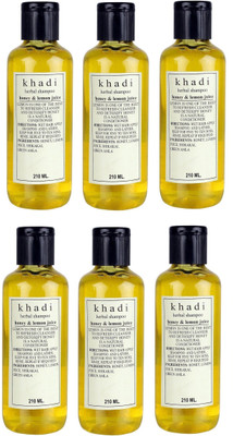 

Khadi Herbal Honey & Lemon Juice Pack Of 6(1260 ml)
