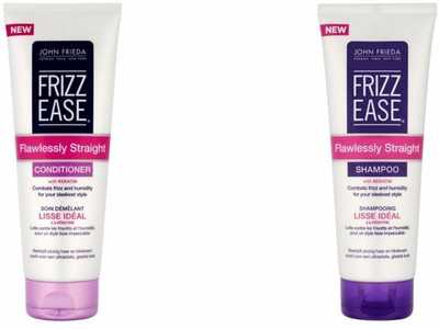 

John Frieda Frizz-Ease Flawlessly Straight Shampoo + Conditioner(295 ml)