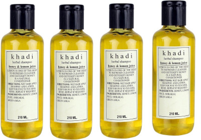

Khadi Herbal Honey & Lemon Juice Pack Of 4(840 ml)
