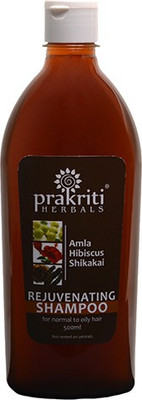 

Prakriti Herbals Rejuvenating Amla Hibiscus Shikakai Shampoo(500 ml)