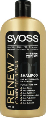 

Syoss Renew 7 complete repair shampoo(500 ml)