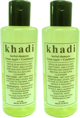 

Khadi Herbal Shampoo Green Apple + Conditioner(420 ml)