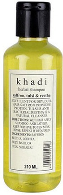 

khadikhazana khadi saffron tulsi shampoo(210 ml)