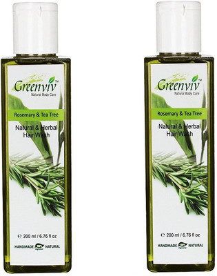 

Greenviv Natural Rosemary Tea Tree Hair Wash(400 ml)