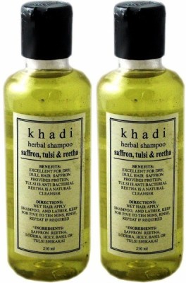 

Khadi Herbal Saffron, Tulsi & Reetha(420 ml)