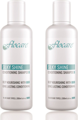 

Flocare Silky Shine Shampoo (Set of 2)(400 ml)