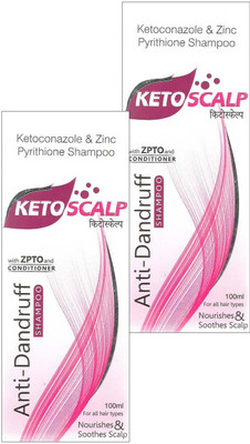 

Ketoscalp Anti-Dandruff Shampoo Pack Of 2(200 ml)