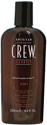 

American Crew 3 In 1 Shampoo Conditioner And Body Wash(250 ml)
