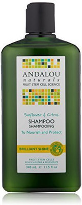 

Aroma Naturals Brilliant Shine Shampoo, Sunflower and Citrus, 11.5 Ounce(340 ml)